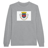 T-shirt à manches longues Drapeau de Saint-Barthélemy - Pixelforma 