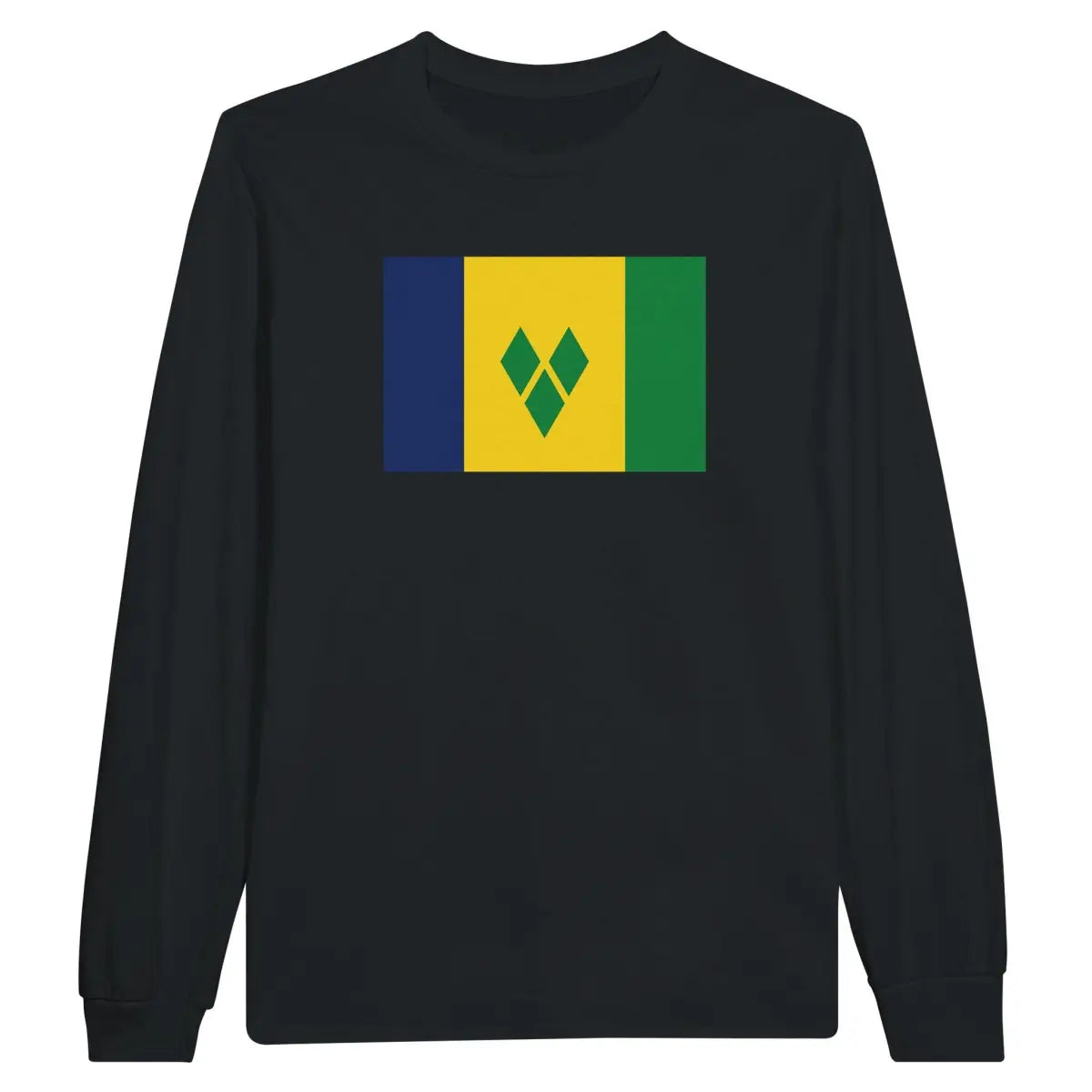 T-shirt à manches longues Drapeau de Saint-Vincent-et-les-Grenadines - Pixelforma 