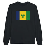 T-shirt à manches longues Drapeau de Saint-Vincent-et-les-Grenadines - Pixelforma 