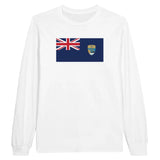 T-shirt à manches longues Drapeau de Sainte-Hélène, Ascension et Tristan da Cunha - Pixelforma 