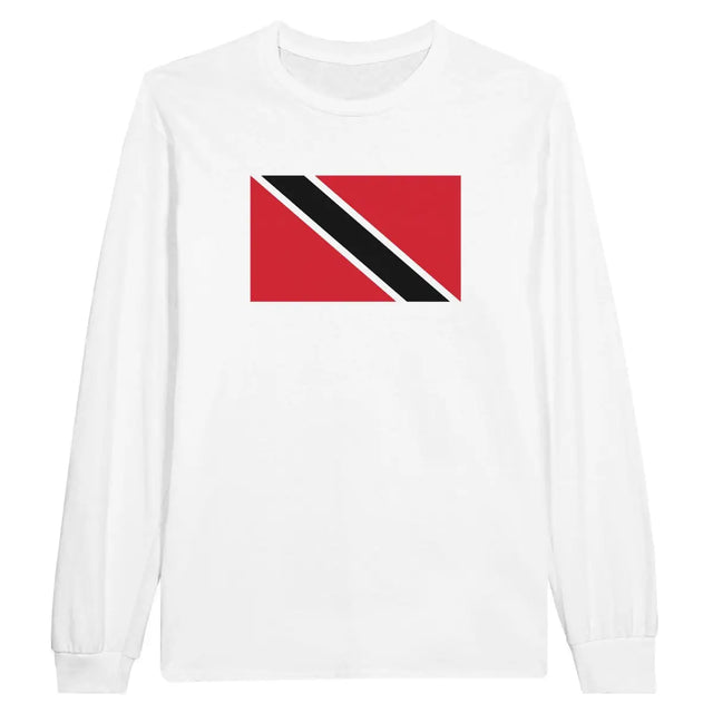 T-shirt à manches longues Drapeau de Trinité-et-Tobago - Pixelforma 