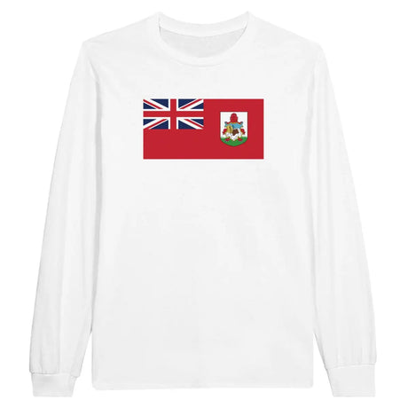 T-shirt à manches longues Drapeau des Bermudes - Pixelforma 