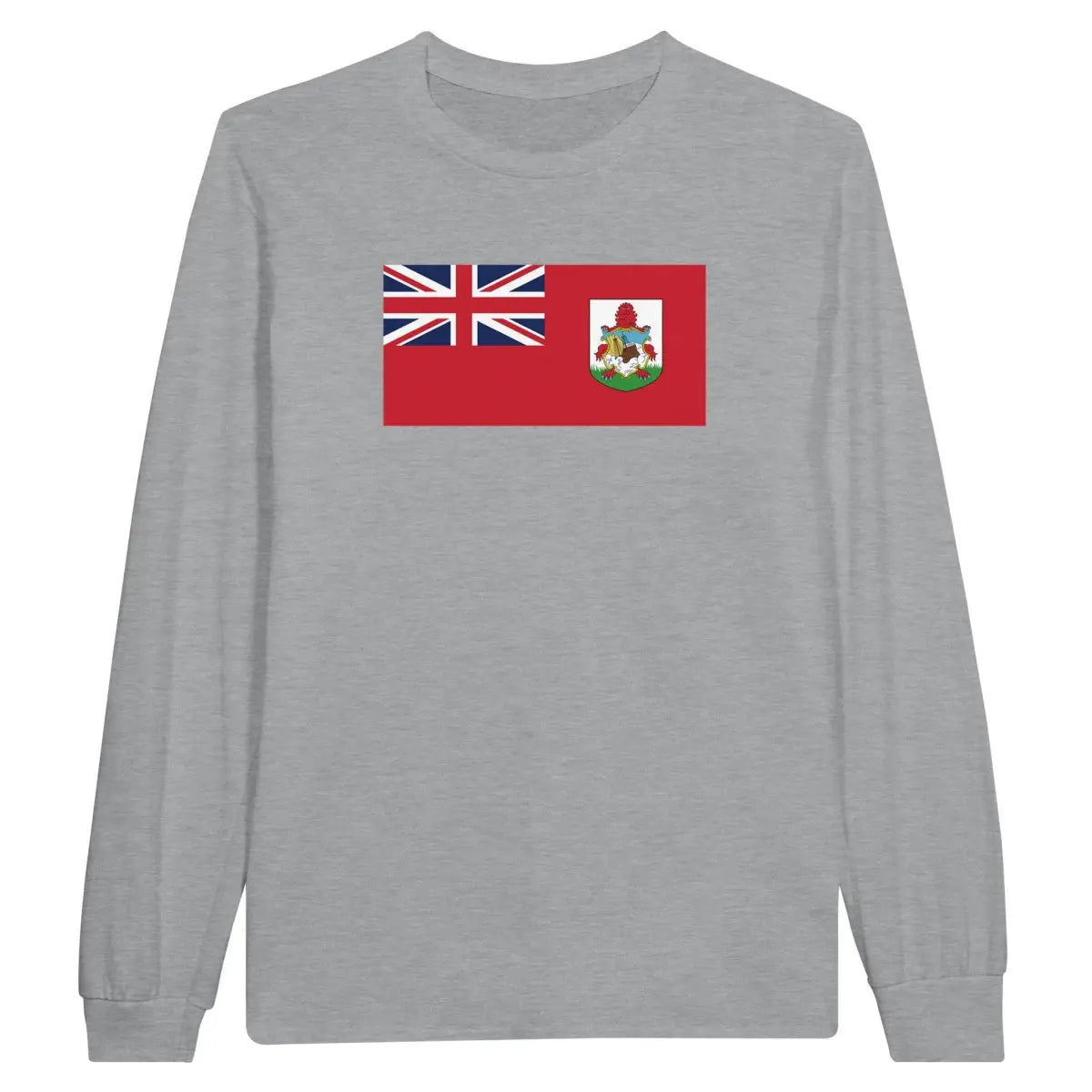 T-shirt à manches longues Drapeau des Bermudes - Pixelforma 