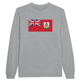 T-shirt à manches longues Drapeau des Bermudes - Pixelforma 