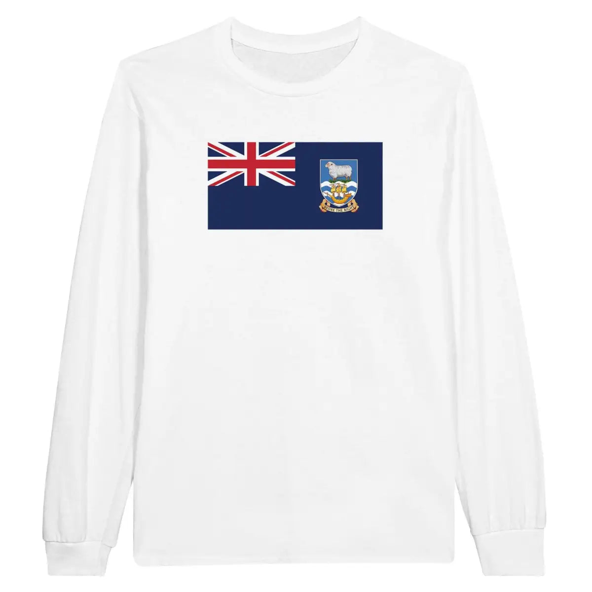 T-shirt à manches longues Drapeau des îles Malouines - Pixelforma 