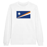 T-shirt à manches longues Drapeau des Îles Marshall - Pixelforma 