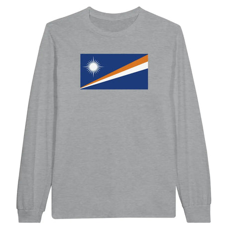 T-shirt à manches longues Drapeau des Îles Marshall - Pixelforma 