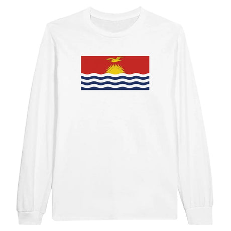 T-shirt à manches longues Drapeau des Kiribati - Pixelforma 