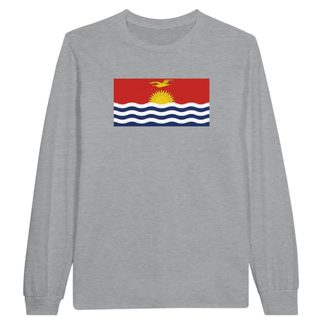 T-shirt à manches longues Drapeau des Kiribati - Pixelforma 