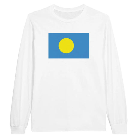 T-shirt à manches longues Drapeau des Palaos - Pixelforma 