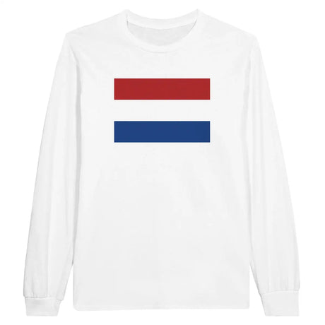 T-shirt à manches longues Drapeau des Pays-Bas - Pixelforma 