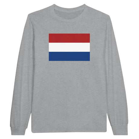 T-shirt à manches longues Drapeau des Pays-Bas - Pixelforma 