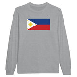 T-shirt à manches longues Drapeau des Philippines - Pixelforma 