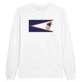 T-shirt à manches longues Drapeau des Samoa américaines - Pixelforma 