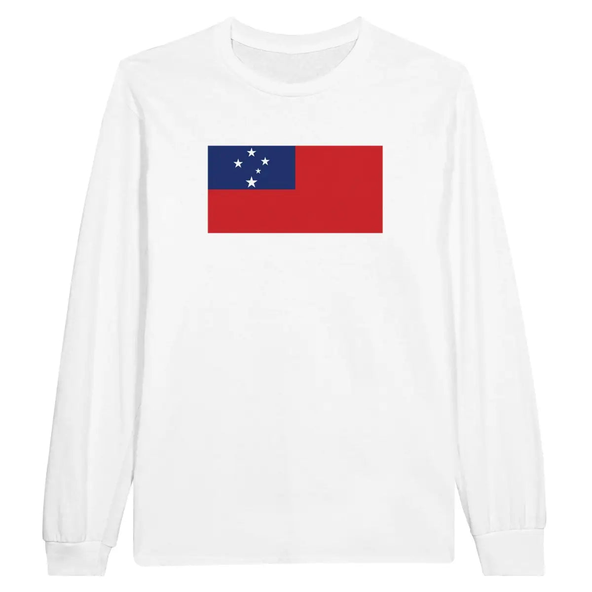 T-shirt à manches longues Drapeau des Samoa - Pixelforma 