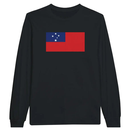 T-shirt à manches longues Drapeau des Samoa - Pixelforma 