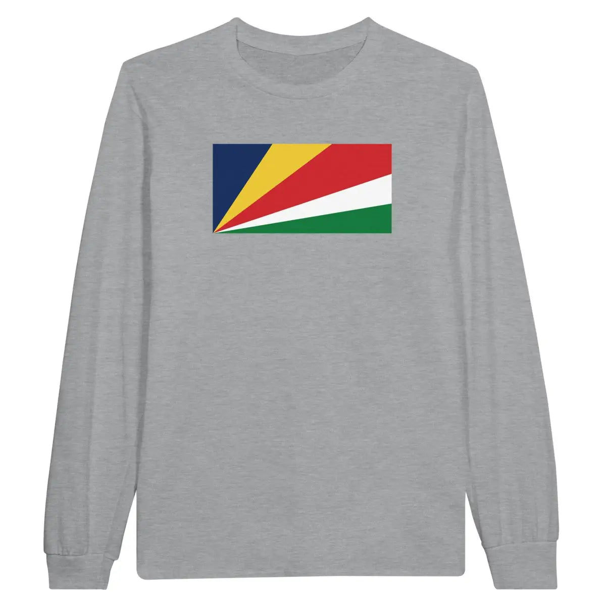 T-shirt à manches longues Drapeau des Seychelles - Pixelforma 