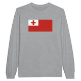 T-shirt à manches longues Drapeau des Tonga - Pixelforma 