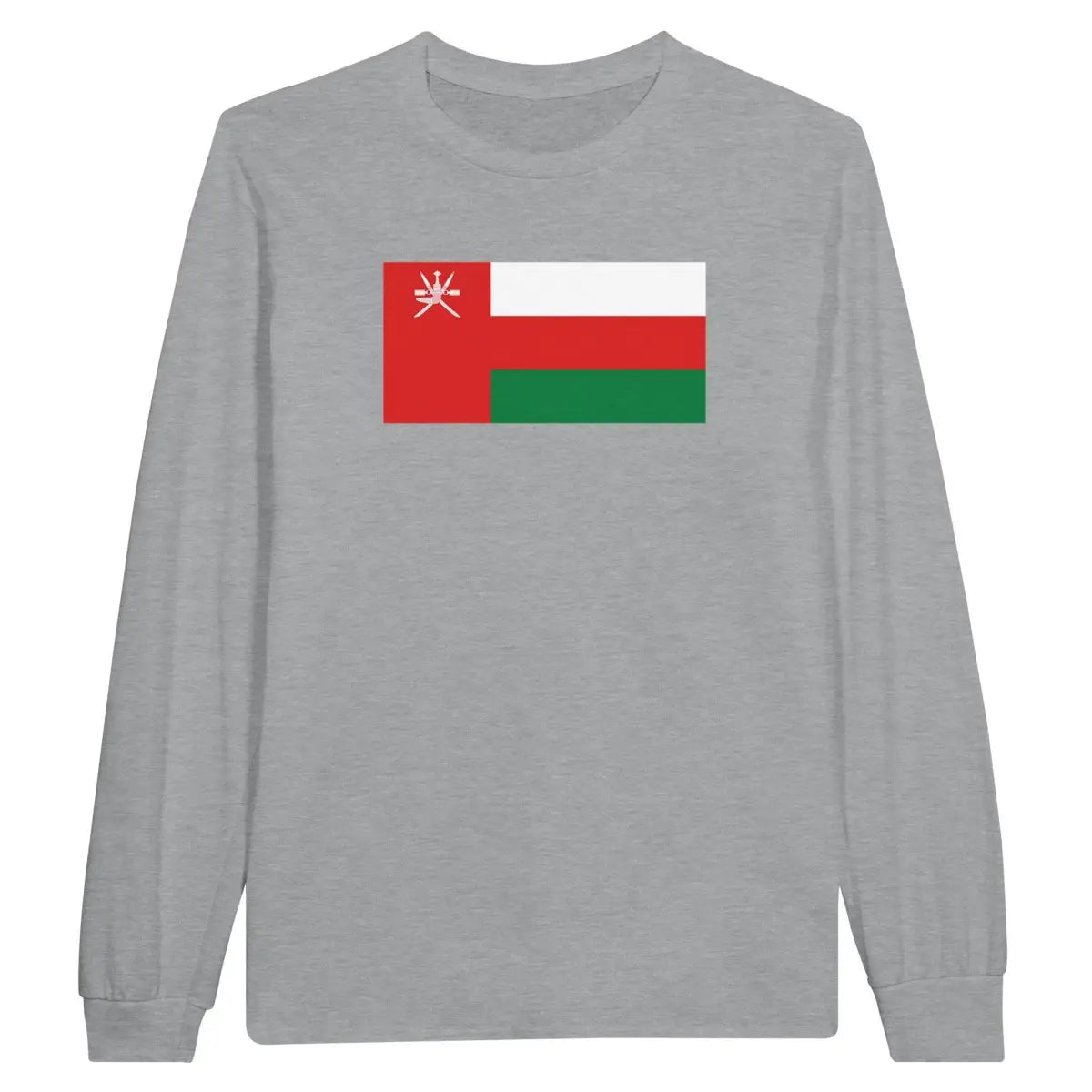 T-shirt à manches longues Drapeau d'Oman - Pixelforma 