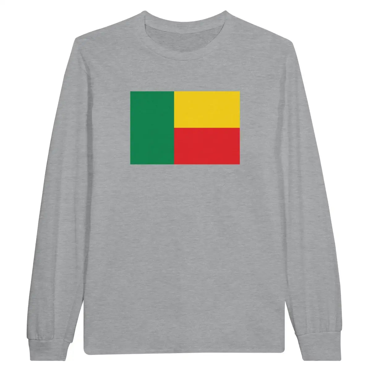 T-shirt à manches longues Drapeau du Bénin - Pixelforma 