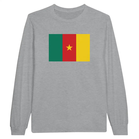 T-shirt à manches longues Drapeau du Cameroun - Pixelforma 