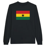 T-shirt à manches longues Drapeau du Ghana - Pixelforma 