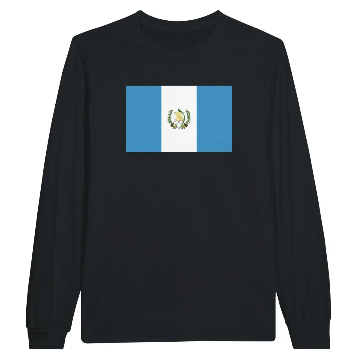 T-shirt à manches longues Drapeau du Guatemala - Pixelforma 