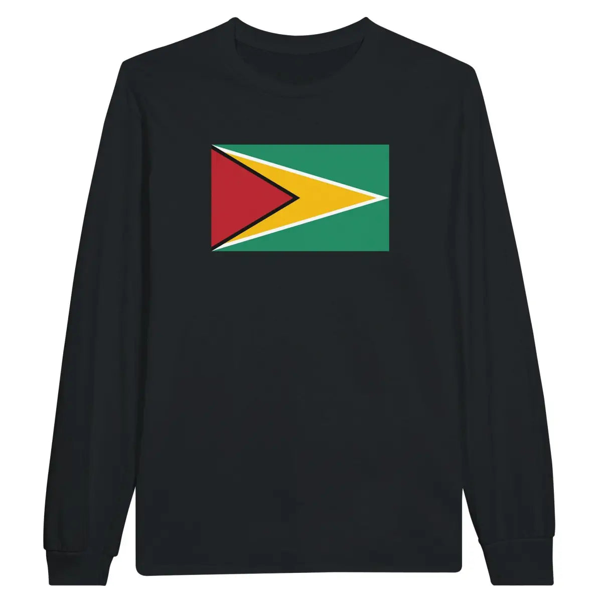 T-shirt à manches longues Drapeau du Guyana - Pixelforma 