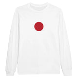 T-shirt à manches longues Drapeau du Japon - Pixelforma 