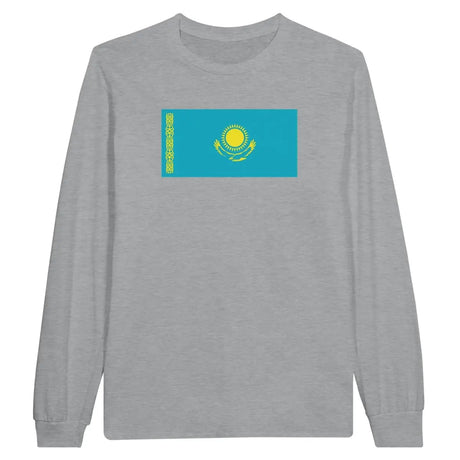 T-shirt à manches longues Drapeau du Kazakhstan - Pixelforma 