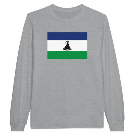 T-shirt à manches longues Drapeau du Lesotho - Pixelforma 