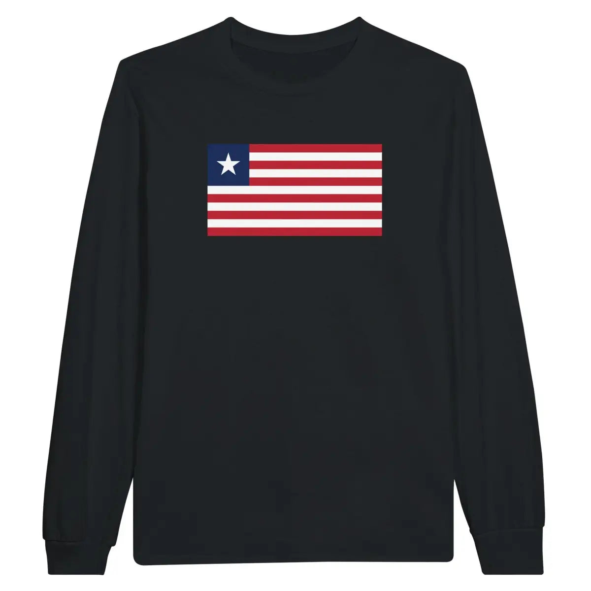 T-shirt à manches longues Drapeau du Liberia - Pixelforma 