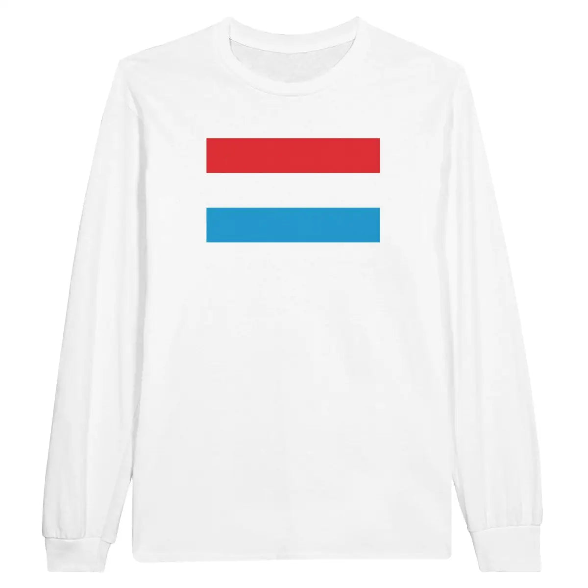 T-shirt à manches longues Drapeau du Luxembourg - Pixelforma 