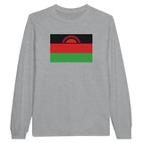 T-shirt à manches longues Drapeau du Malawi - Pixelforma 