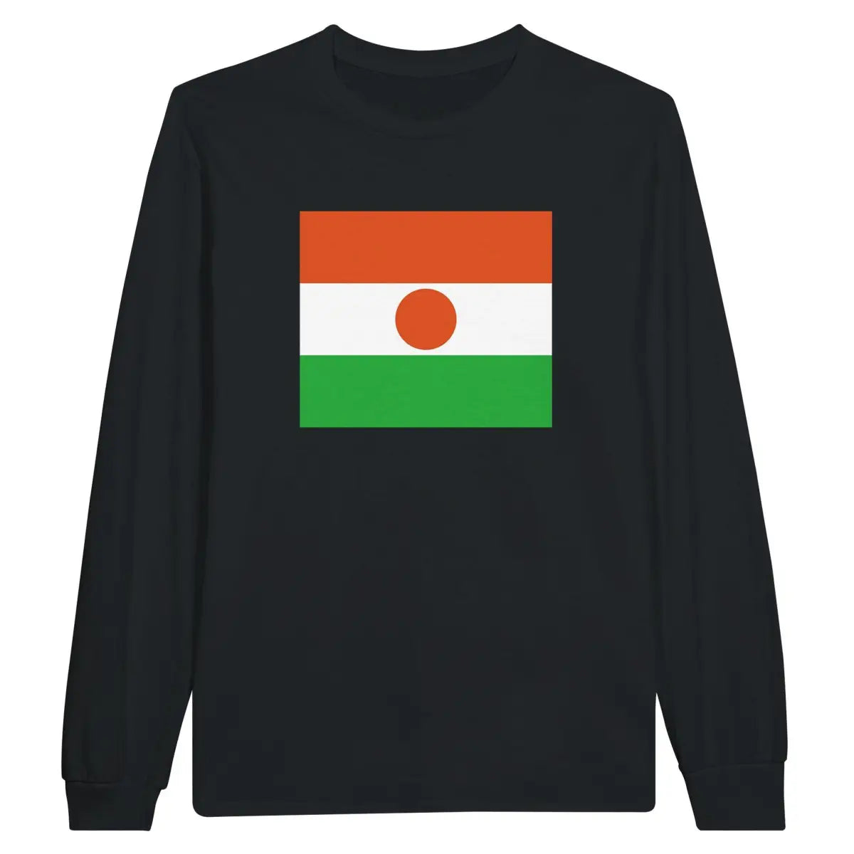 T-shirt à manches longues Drapeau du Niger - Pixelforma 