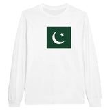 T-shirt à manches longues Drapeau du Pakistan - Pixelforma 