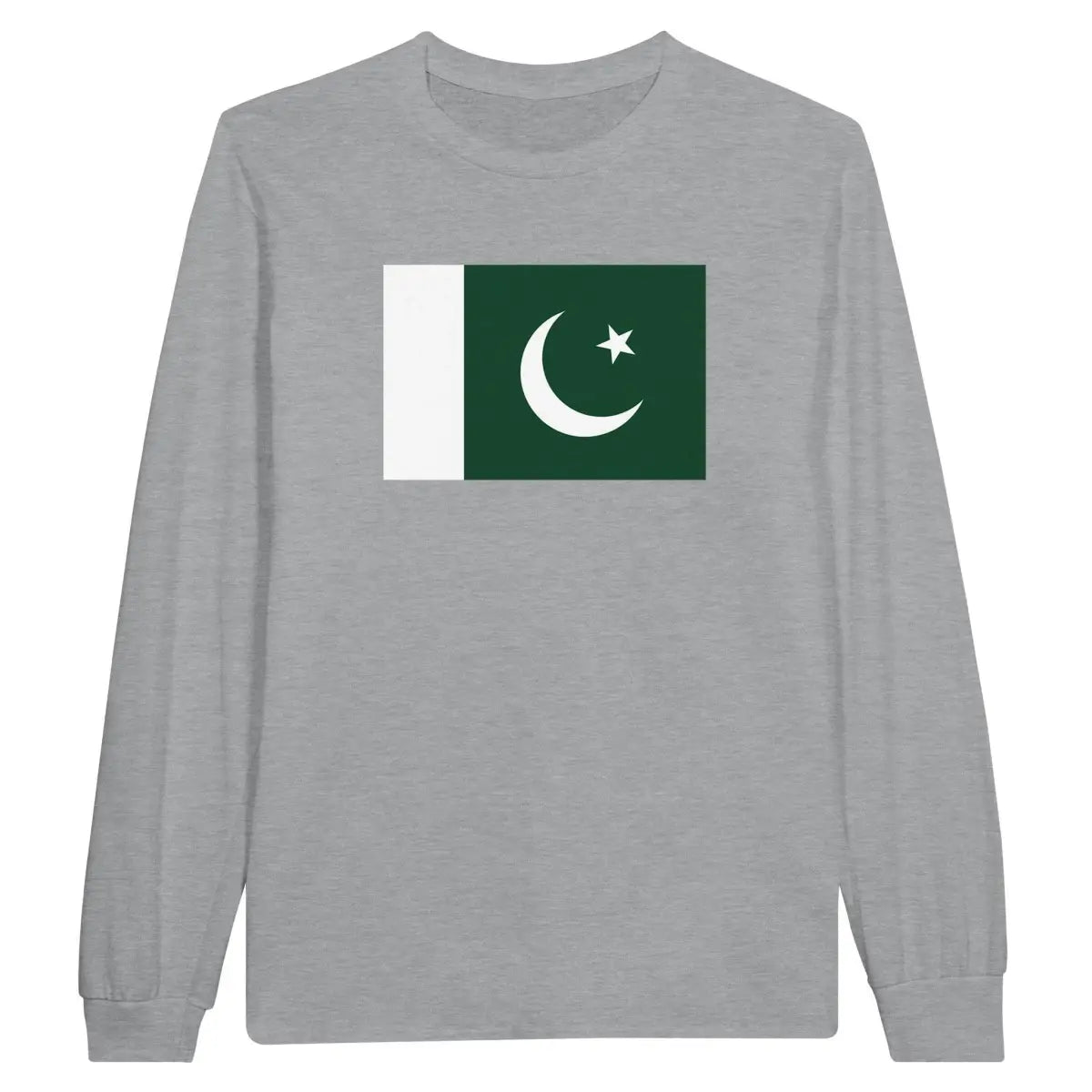 T-shirt à manches longues Drapeau du Pakistan - Pixelforma 