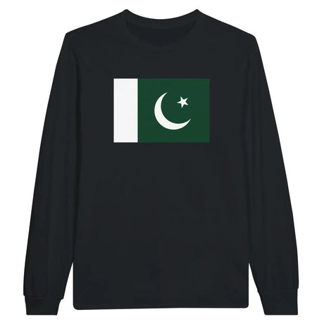 T-shirt à manches longues Drapeau du Pakistan - Pixelforma 