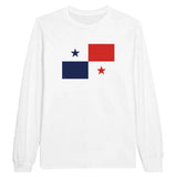 T-shirt à manches longues Drapeau du Panama - Pixelforma 