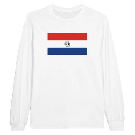 T-shirt à manches longues Drapeau du Paraguay - Pixelforma 