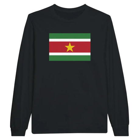 T-shirt à manches longues Drapeau du Suriname - Pixelforma 