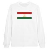 T-shirt à manches longues Drapeau du Tadjikistan - Pixelforma 