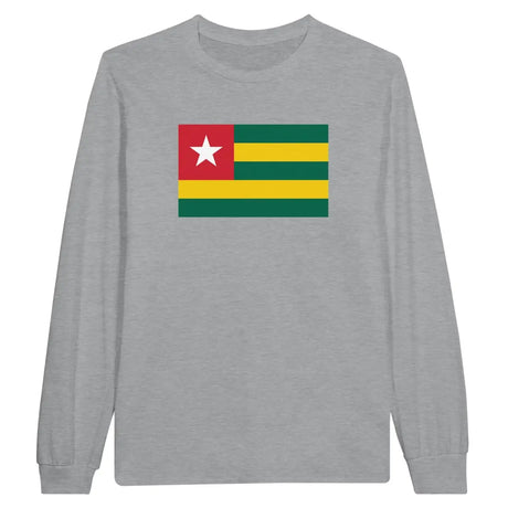 T-shirt à manches longues Drapeau du Togo - Pixelforma 