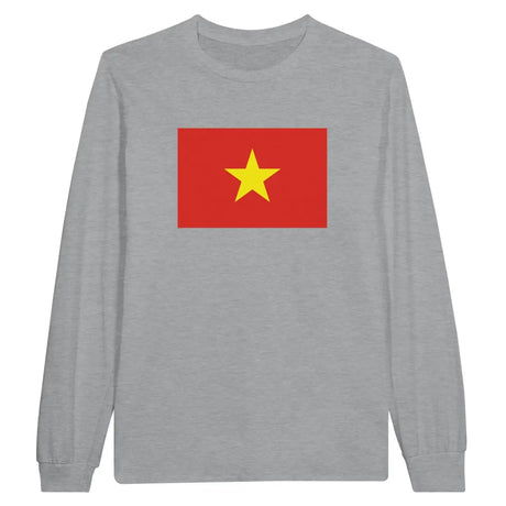 T-shirt à manches longues Drapeau du Viêt Nam - Pixelforma 