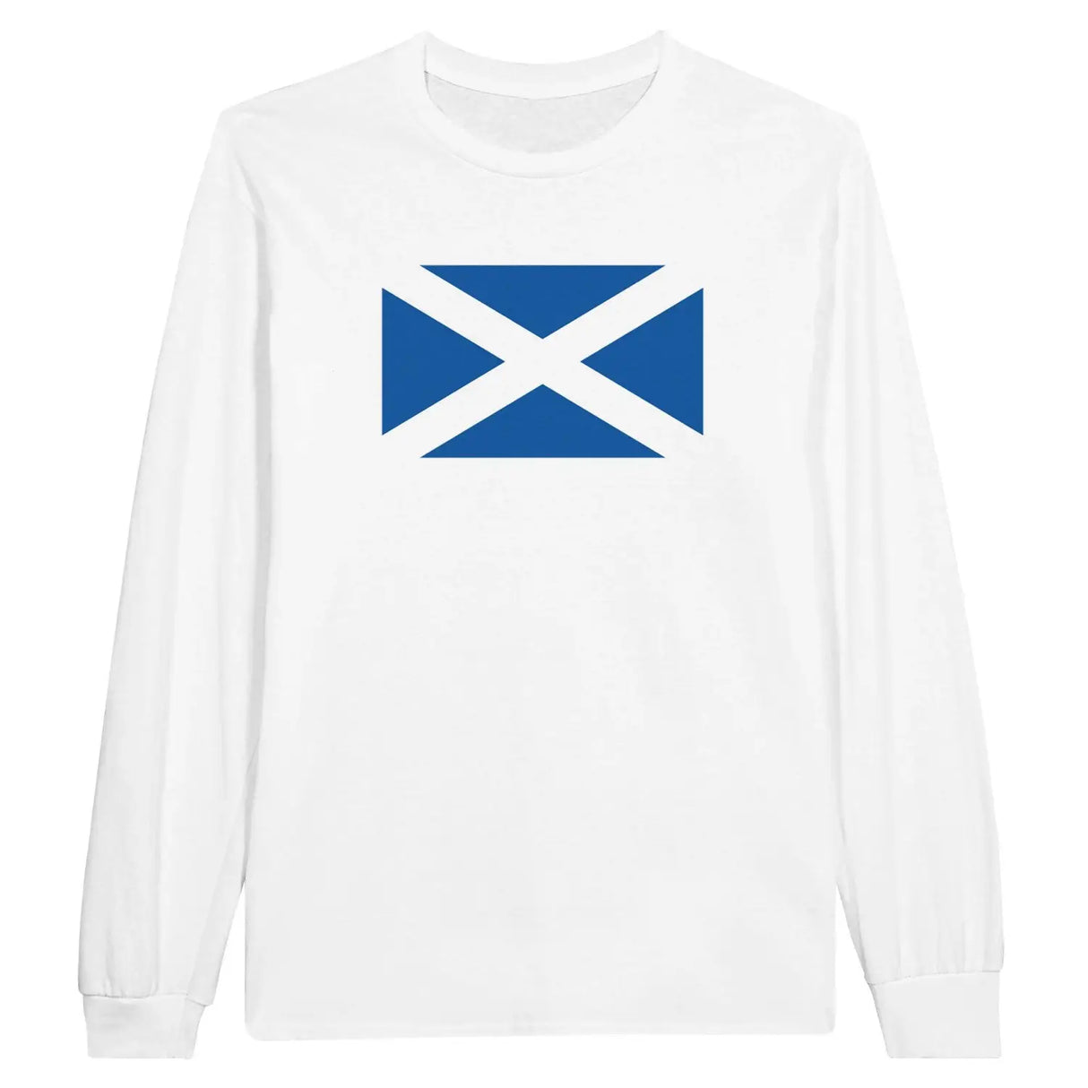 T-shirt à manches longues drapeau écosse - pixelforma