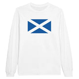 T-shirt à manches longues drapeau écosse - pixelforma