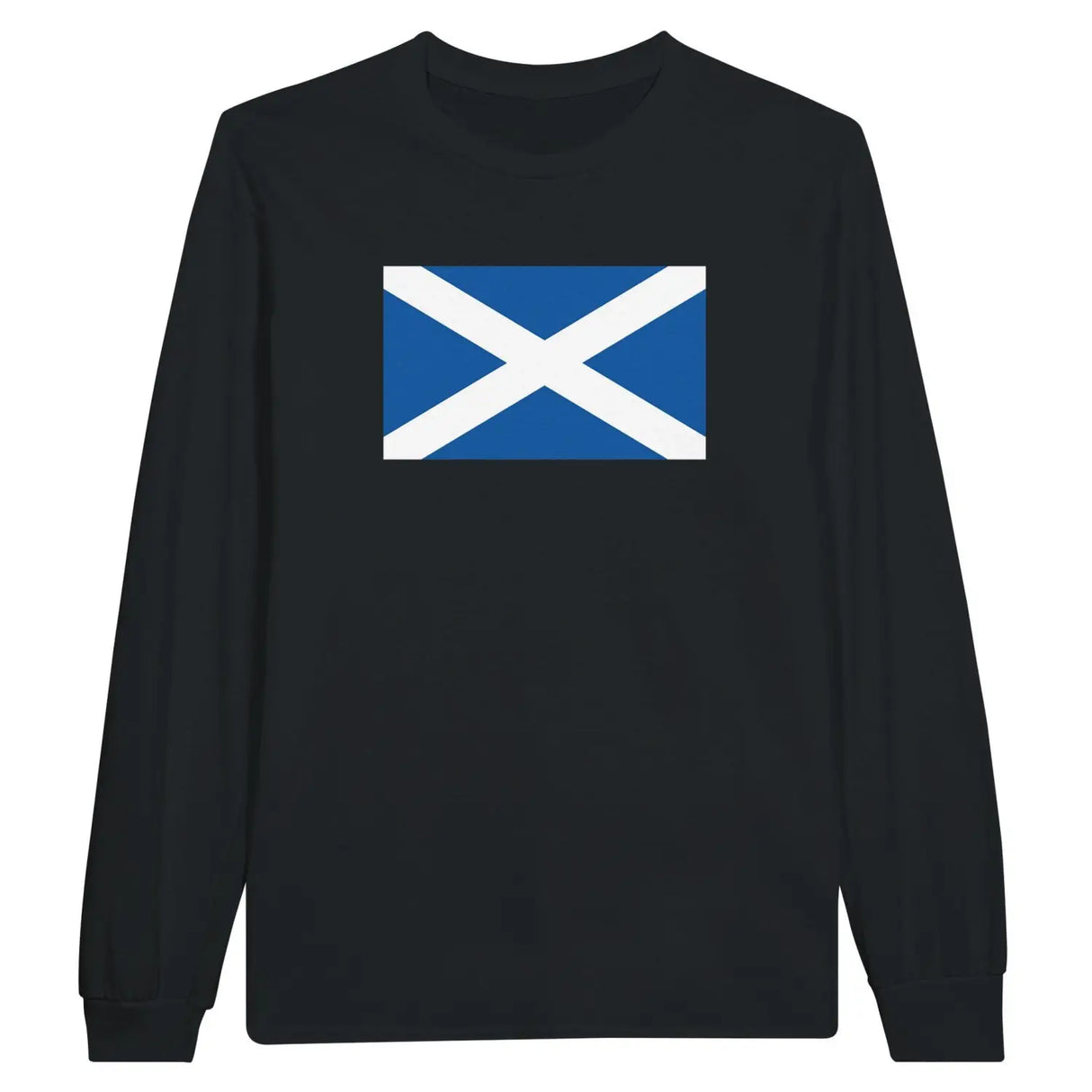 T-shirt à manches longues drapeau écosse - pixelforma