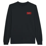 T-shirt à manches longues drapeau île de man en broderie - pixelformaflag