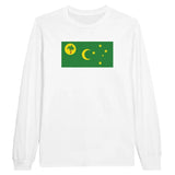 T-shirt à manches longues drapeau îles cocos - pixelforma