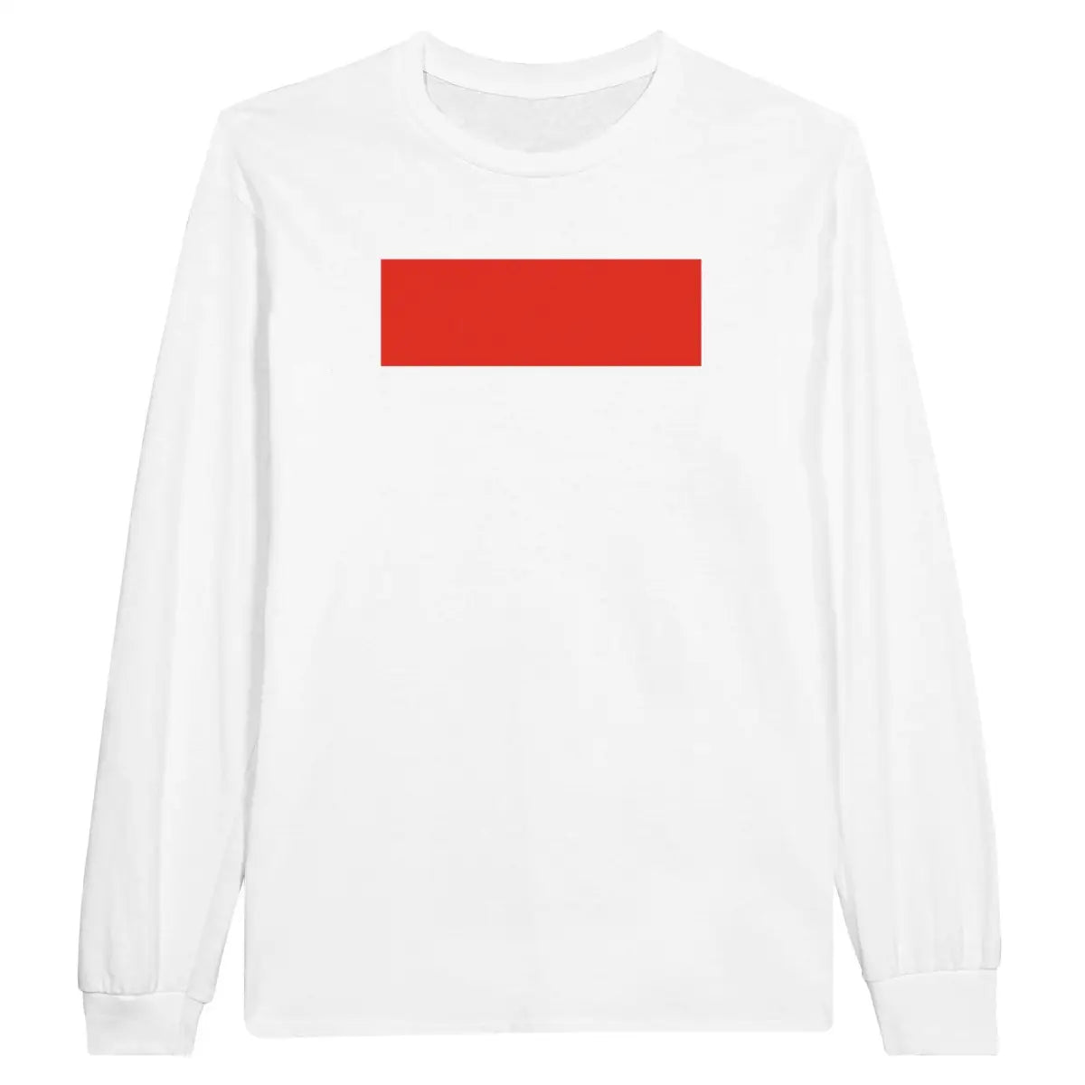 T-shirt à manches longues drapeau indonésie - pixelforma